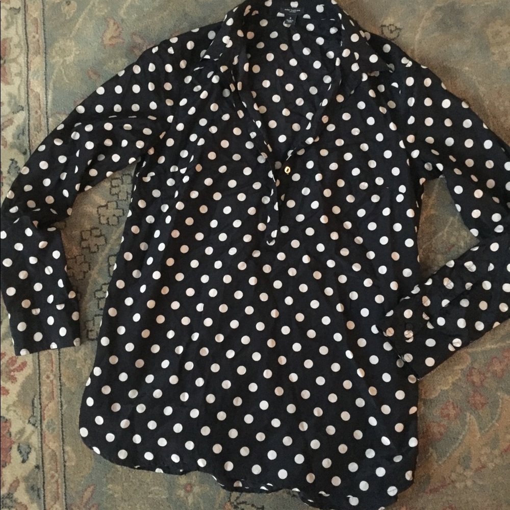 Ann Taylor black blouse